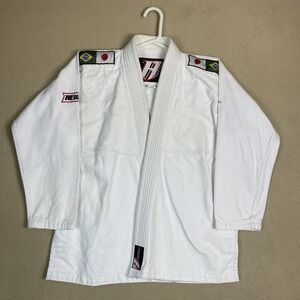 Revgear BJJ Gi Top White Size A1 Cotton Brazilian Jiu Jitsu Martial Arts Jacket